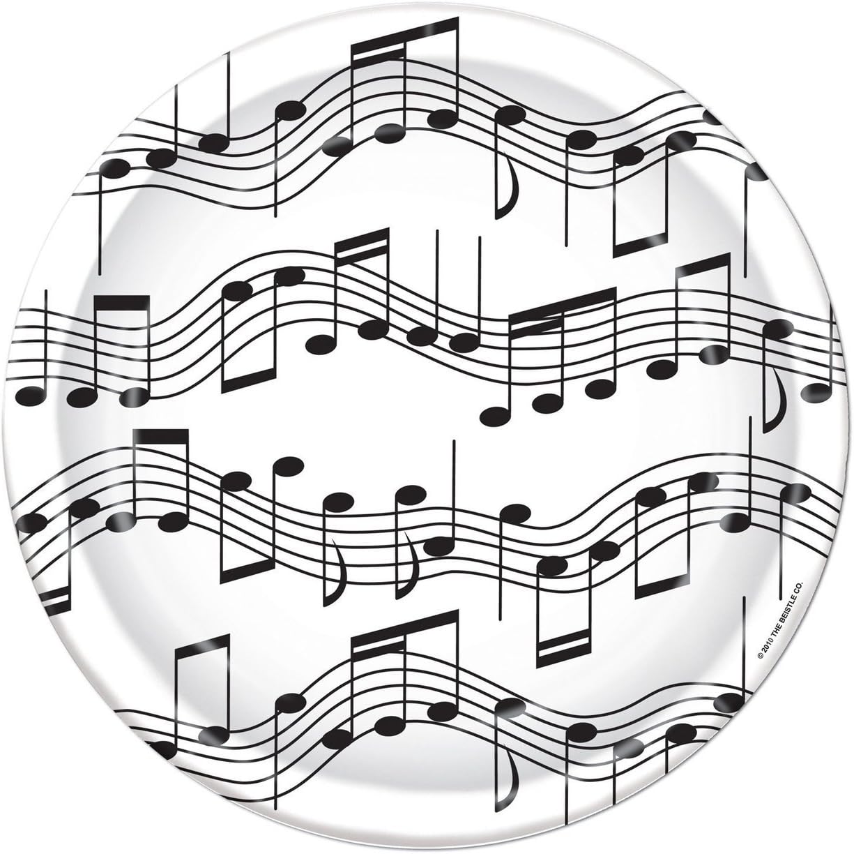 Musical Note Plates (8/Pkg)