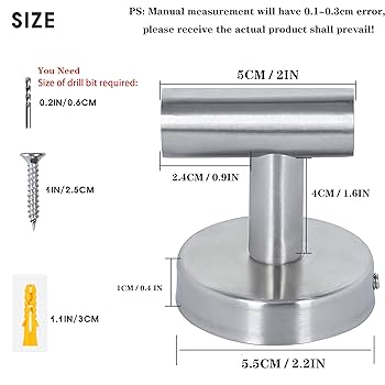 Amazon.co.jp: Homagic バスタオルフック ローブフックホルダー