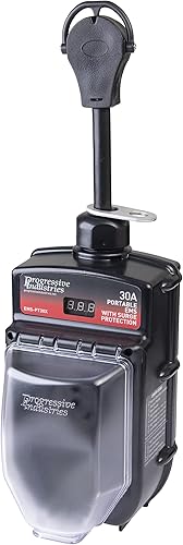 Progressive Industries RV Surge Protector  30-50 Amp, Portable and Hardwired Options, with Fault Detection