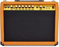 Vista 22 de LyxPro Amplificador de guitarra eléctrica de 60 vatios Combo de amplificador de estudio y escenario de estado sólido con altavoz de 10" de 4