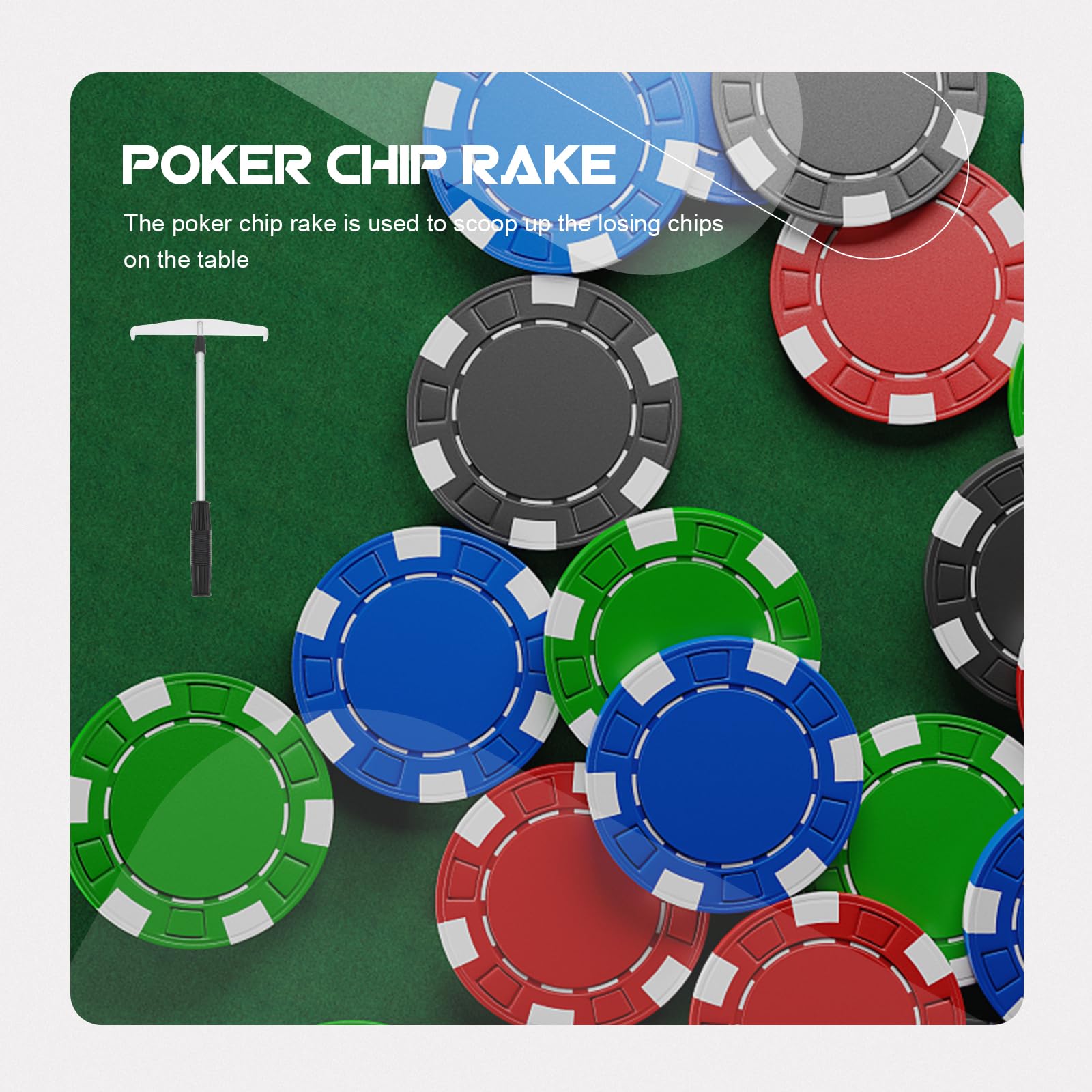 DOITOOL Puce de Poker - Puces de Poker - Puces de Poker - Collector - Jeux de Poker télescopiques - Collector - Jeux de Poker