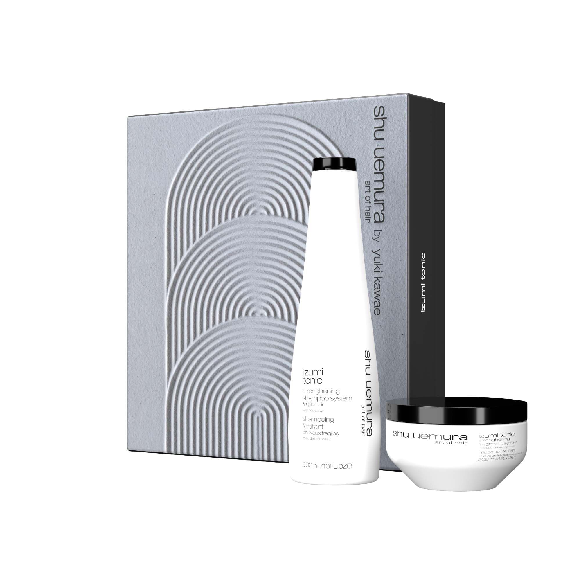 Shu Uemura Art of Hair Izumi Tonic Coffret routine shampoing et soin pour cheveux fragiles