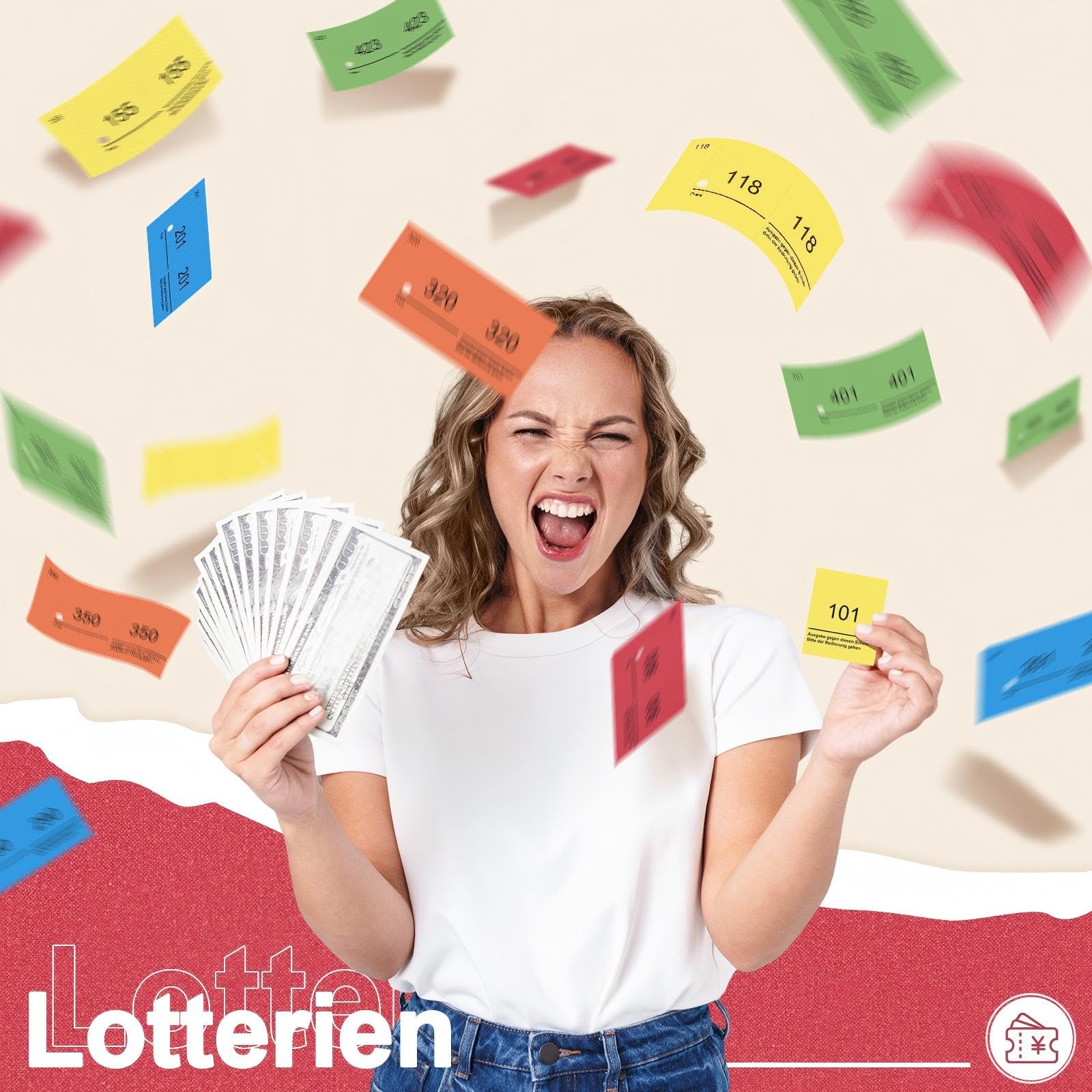 Nezyo 2 Set 1 a 500 Blocchi Numerici Numeri Doppi Blöck Numeri 5 Colori 5 x 10 cm Blocchi Numerici Per Gettoni Guardaroba Strappi Numerati Biglietti Eventi Feste Lotterie