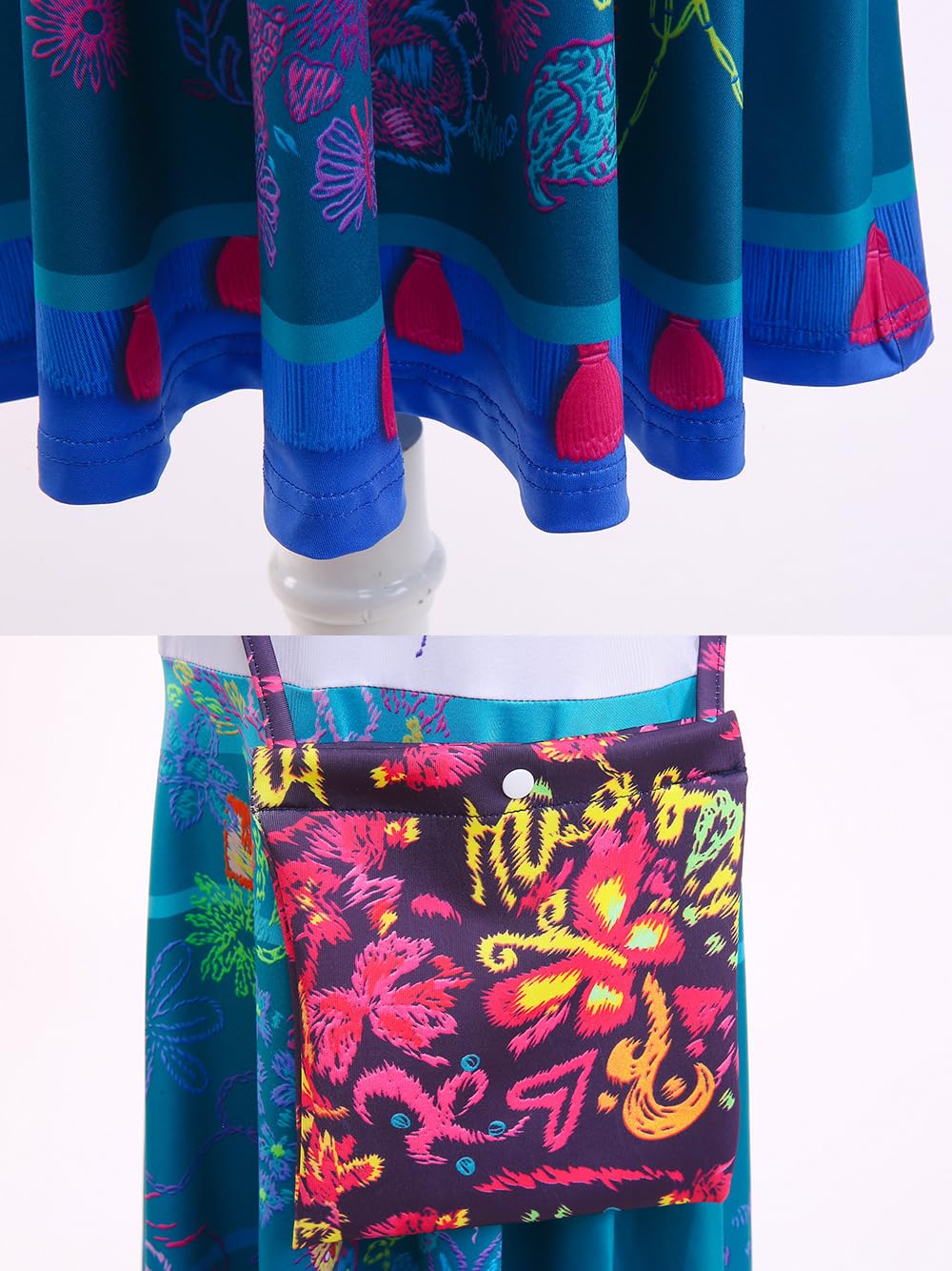 Discoball Costume Da Principessa Anna Per Bambine, Per Cosplay Halloween Natale Festa Di Compleanno Incoronazione - Foto 6