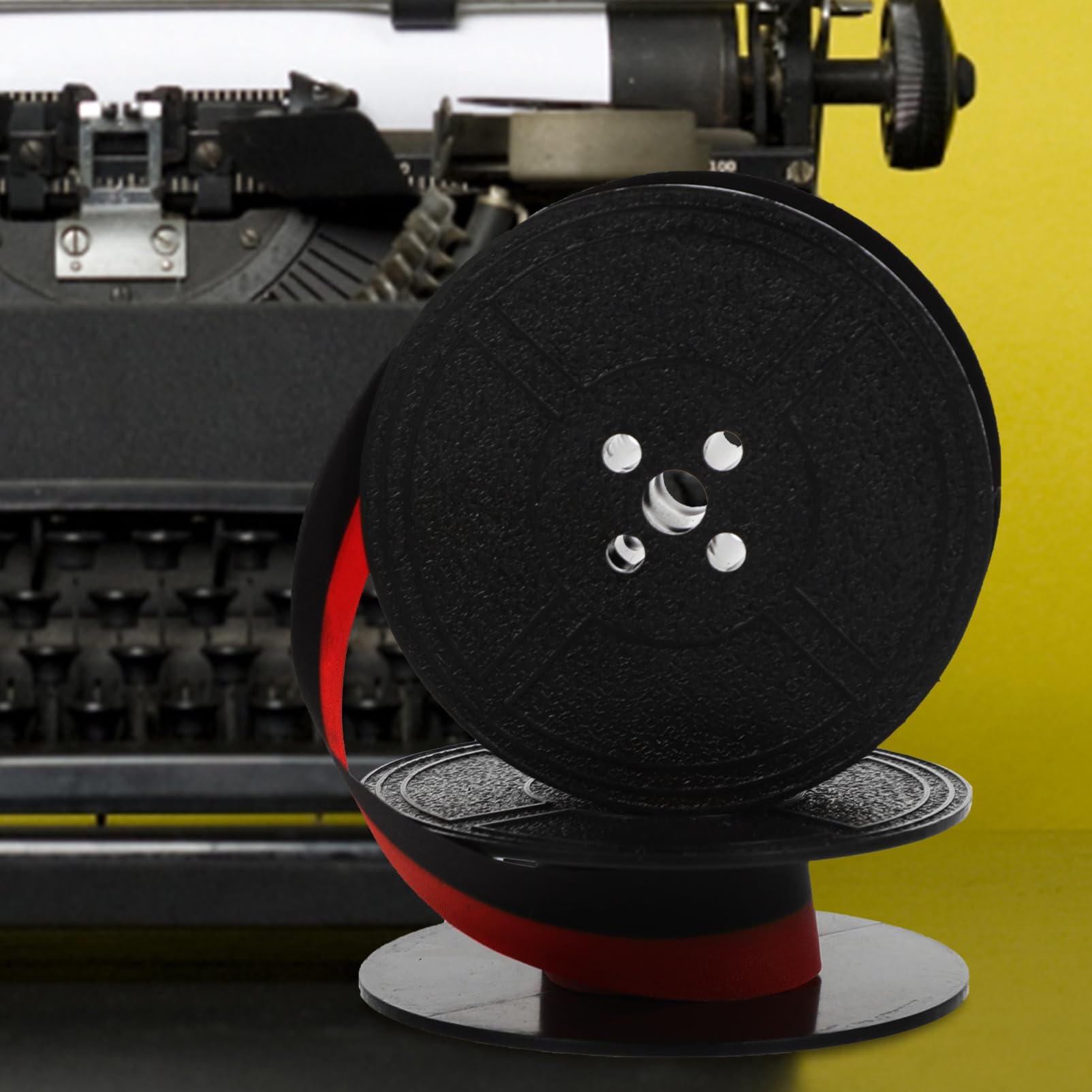 BUTIFULSIC Typewriter Ribbon Replacement Dual Ink Ribbon for Classic Typewriters and Absorbent Material Compatible Chang Models