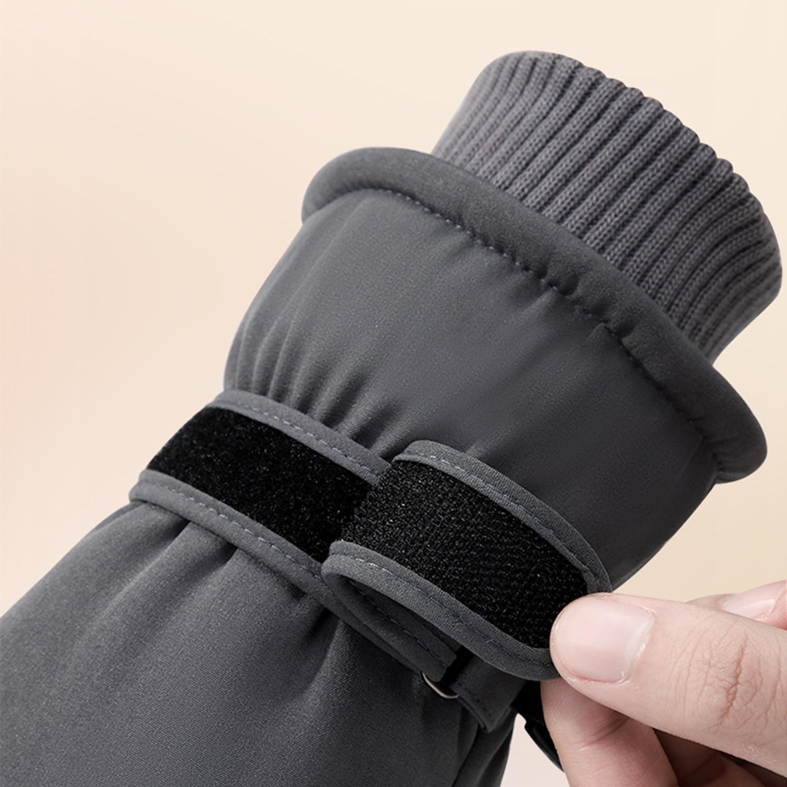 Guanti da Sci Invernali Guanti Touch Screen Antiscivolo Caldi Antivento in Velluto a Dita Intere, Sci da Ciclismo all'aperto per Donna