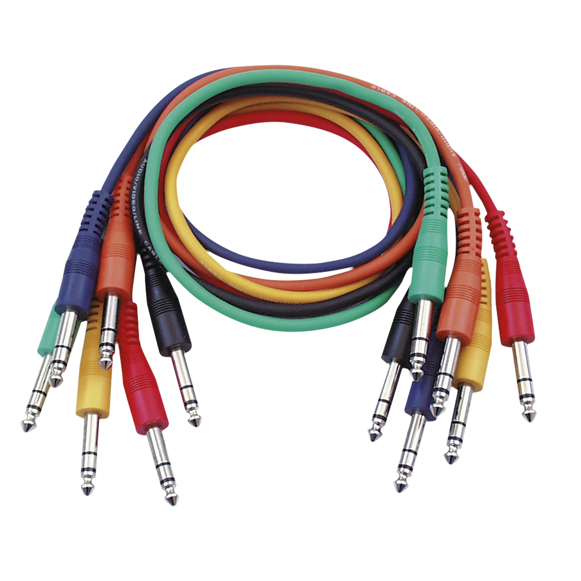 DAP Audio FL12 Pack de 6 Cables Jack de 90cm