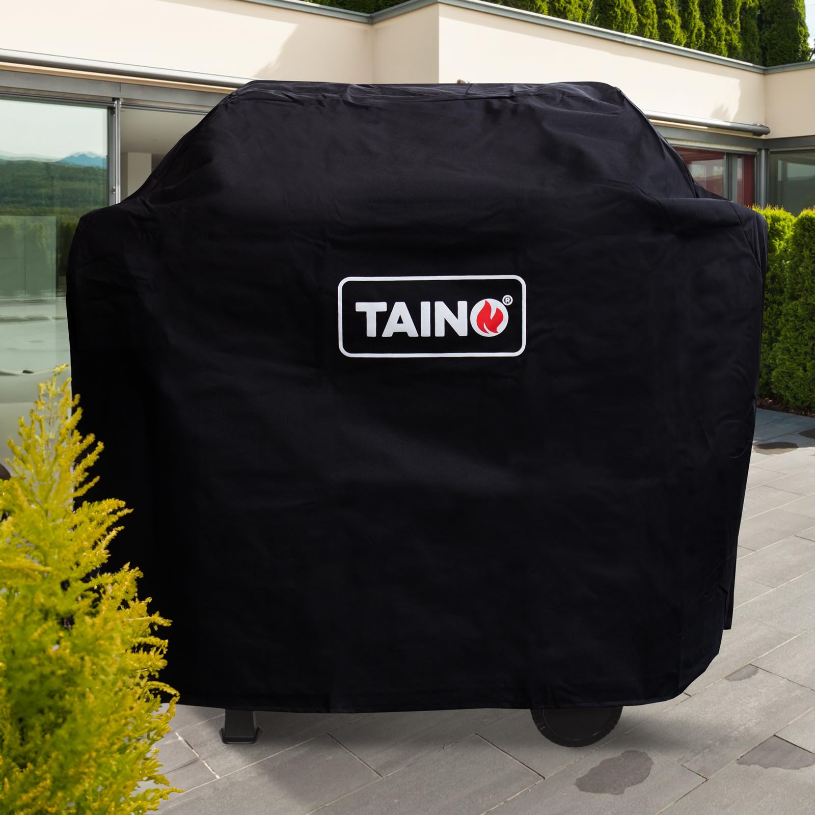 TAINO BASIC 4 1 pits gasbarbecue afdekhoes set regelaar BBQ barbecue