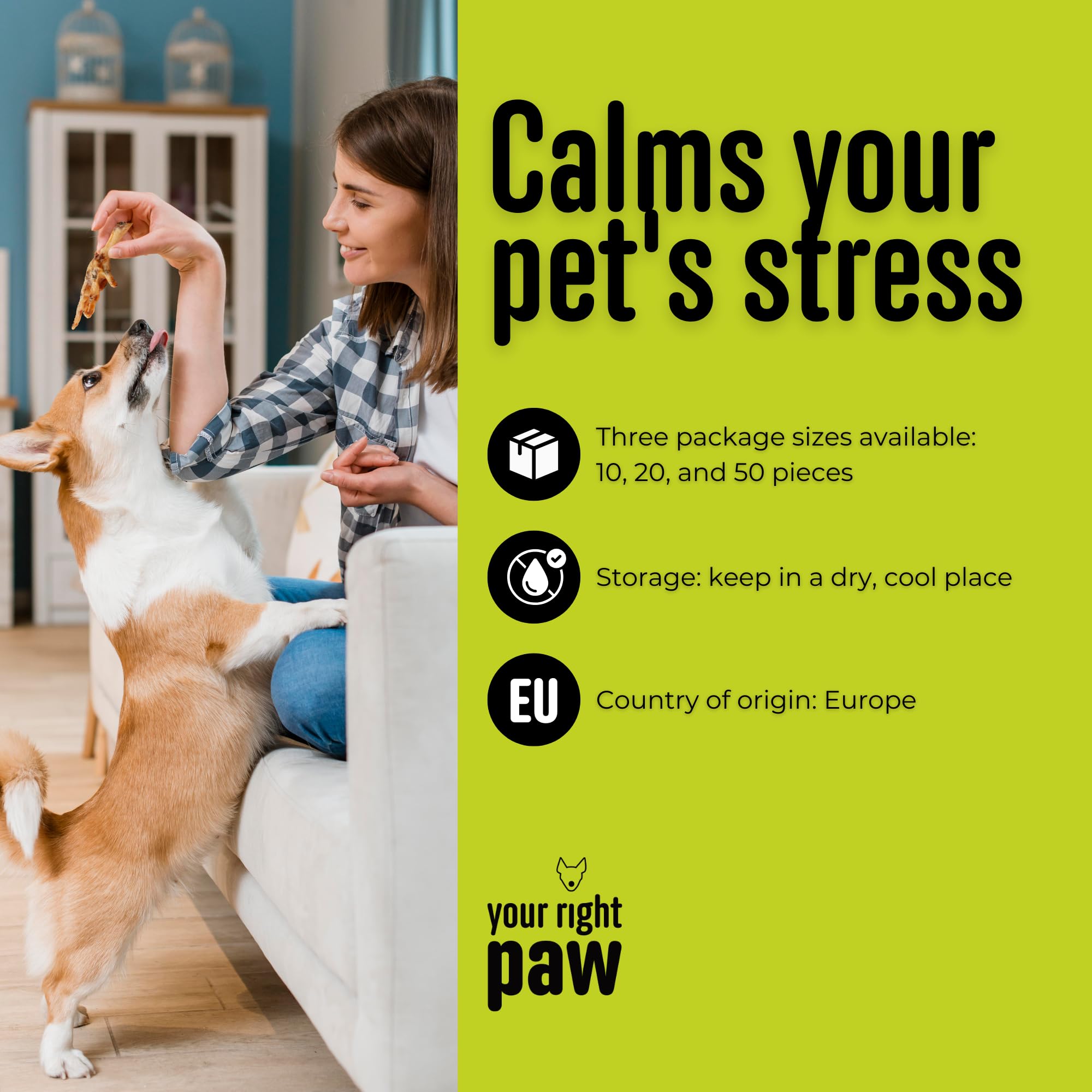 Pattes de poulet - Friandise pour chien - 100 % naturel, un seul ingrédient - Article à mâcher croustillant - Sans céréales - Riche en protéines et glucosamine - Snack sain - Fabriqué en Europe - 1 kg