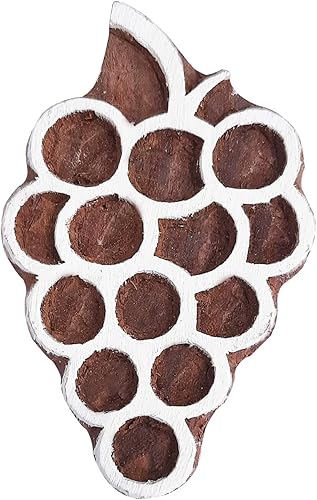 Miniatura 2 de Royal Kraft THLtag006 - Sellos de madera para manualidades, textil, arcilla, cerámica, papel, bloques de impresión de henna