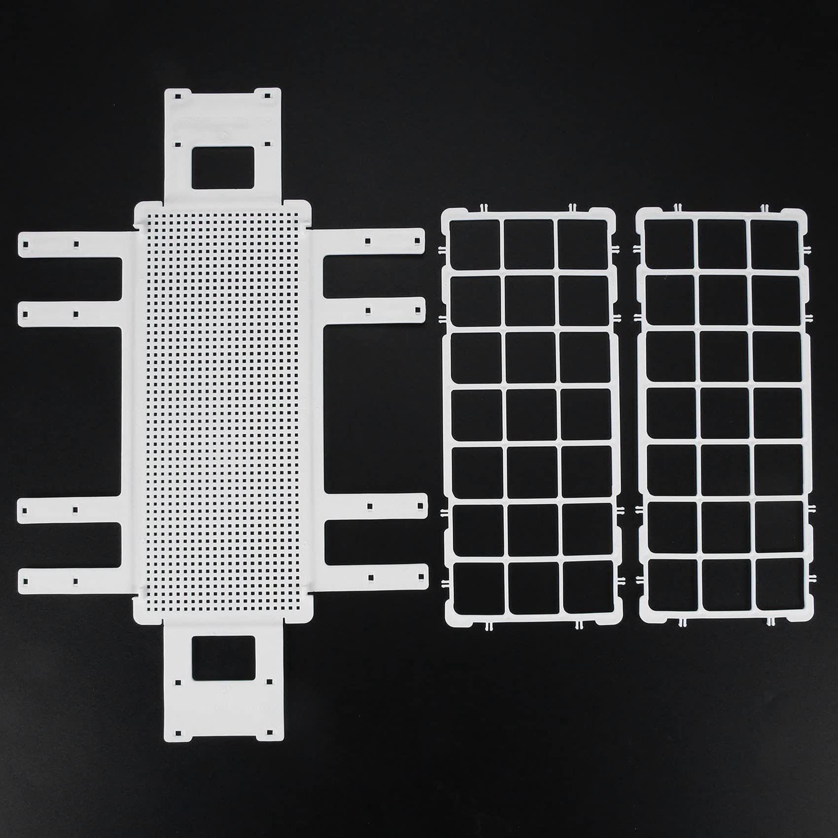 3 Paquetes Estante de Tubo de Ensayo PláStico, Soporte de Estante de Tubos de Ensayo de Laboratorio de 21 Agujeros para Tubos de Ensayo de 30 Mm, Desmontable (21 Agujeros)