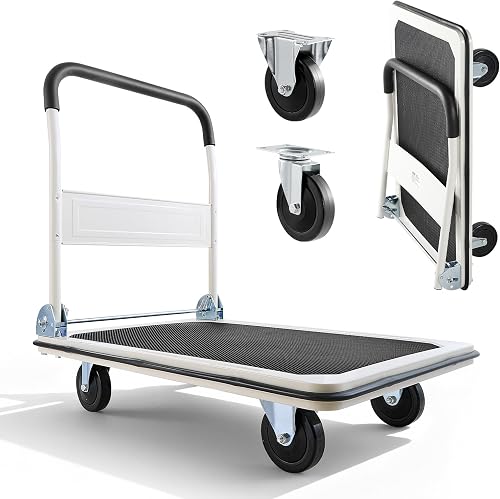 VEVOR Chariot plateforme pliable renforcé 350 kg