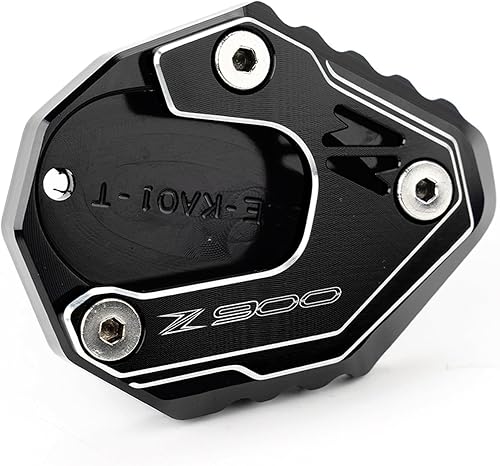 Miniatura 6 de JADESA CNC aluminio for Kawasaki Z900 Z 900 Z900RS Z900SE 2017-2022 2023 Motorcycle Side Stand Extension Kickstand Pad Tire Valve Air Caps (Color