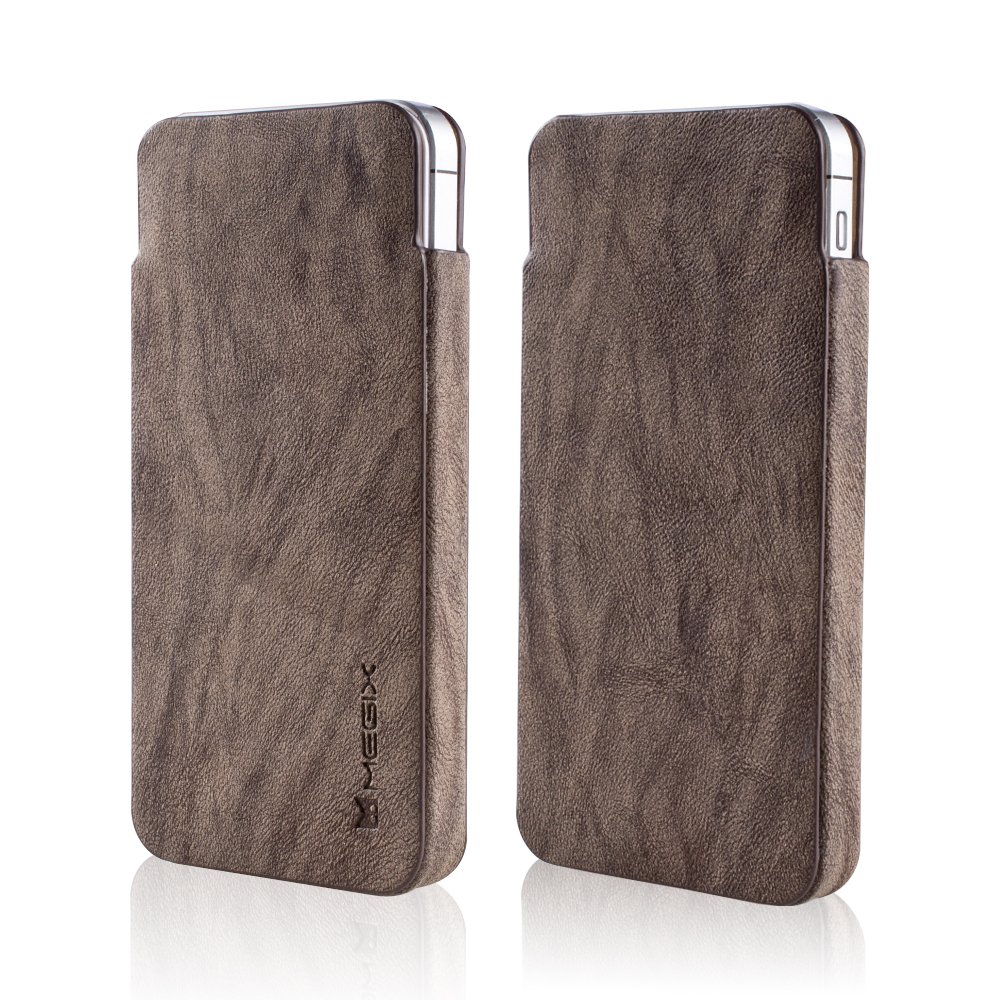 Simple Series Leather Pouch Case for Apple iPhone 5/5S - Retail Packaging