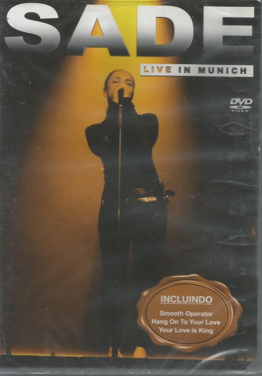 Dvd - Sade - Live In Munich - Lacrado Cantora Internacional