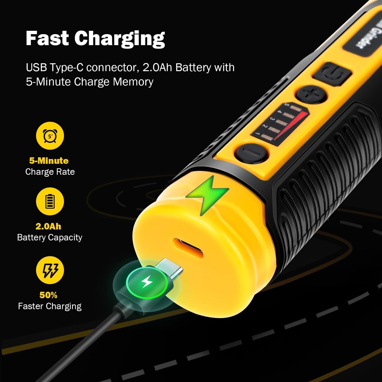 Utensile Rotativo Batteria, Smerigliatrice Angolare Elettrica