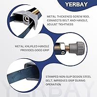 Vista 4 de Yerbay Llave de Filtro de Aceite Ajustable, Herramienta de Eliminación 60-120mm Diámetro, Llave de Tuerca Ajustable, Correa de Llave, Herramienta