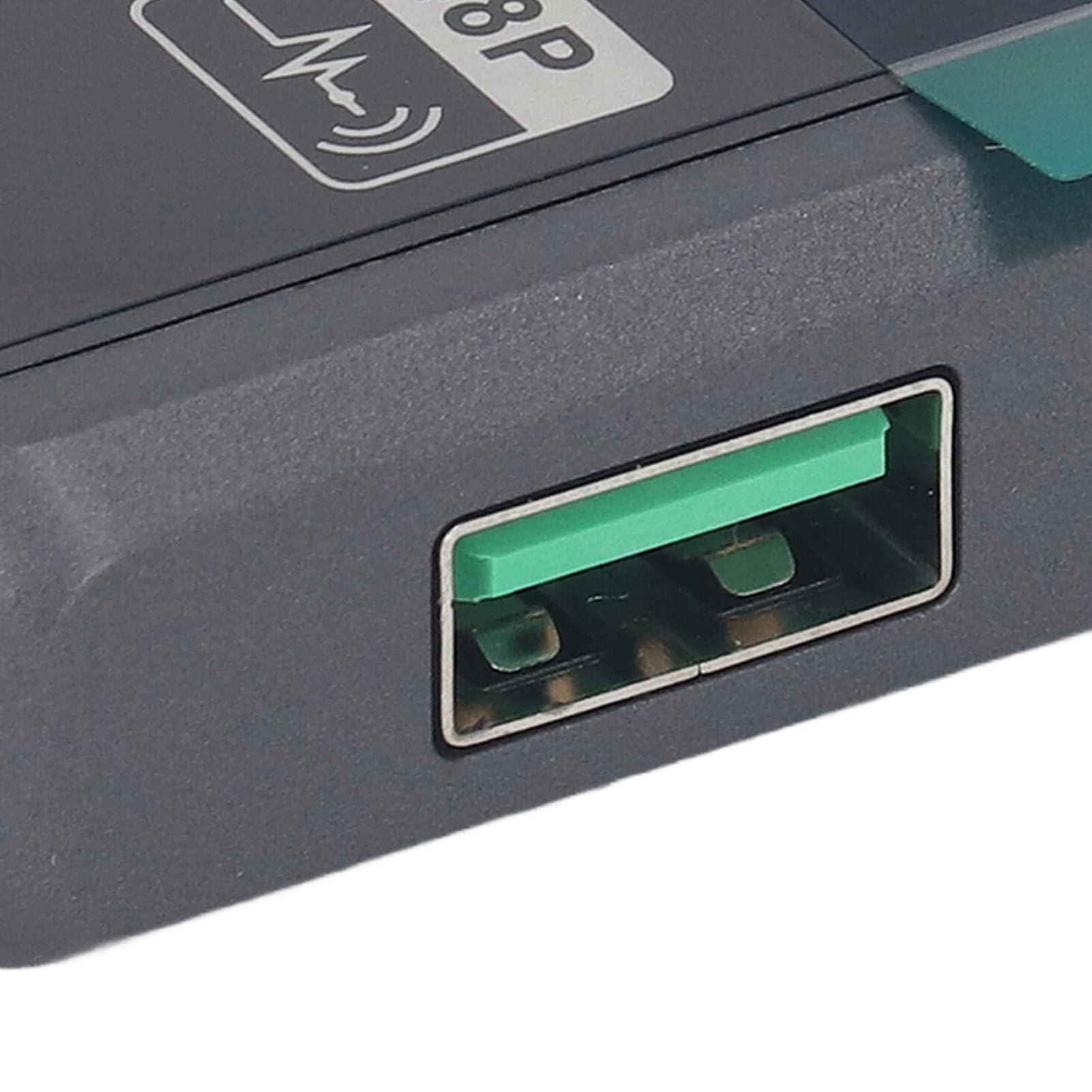 ASHATA Multimètre USB, Voltmètre Ampèremètre 6 Chiffres, Câble Type C
