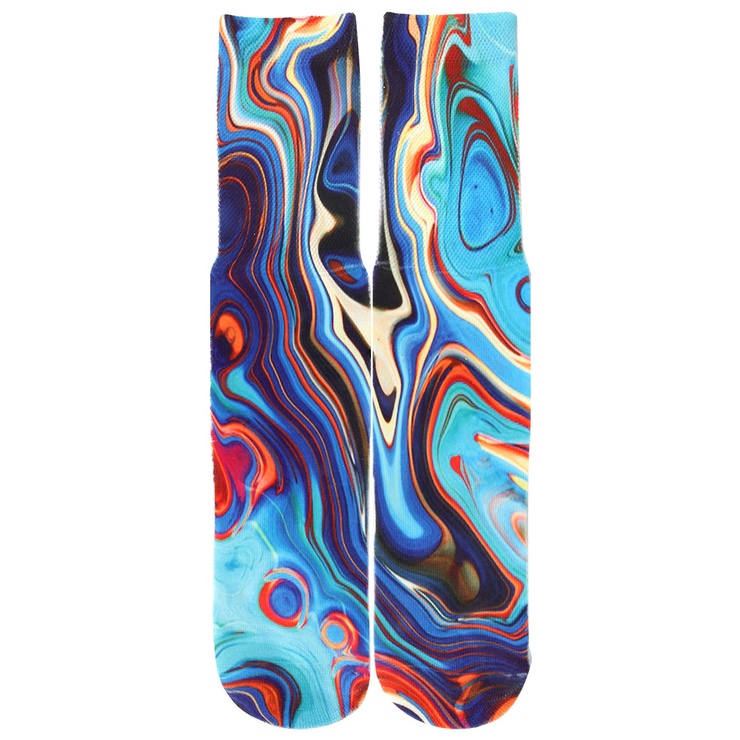 Benefeet SoxMens Boys Funny Crazy Socks Cool Silly Food Animal Patterned Design Basketball Crew Sock Novelty Fun Dress Sock