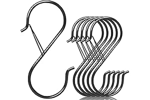 6 Pack Rod-Ready Hanging S Hooks