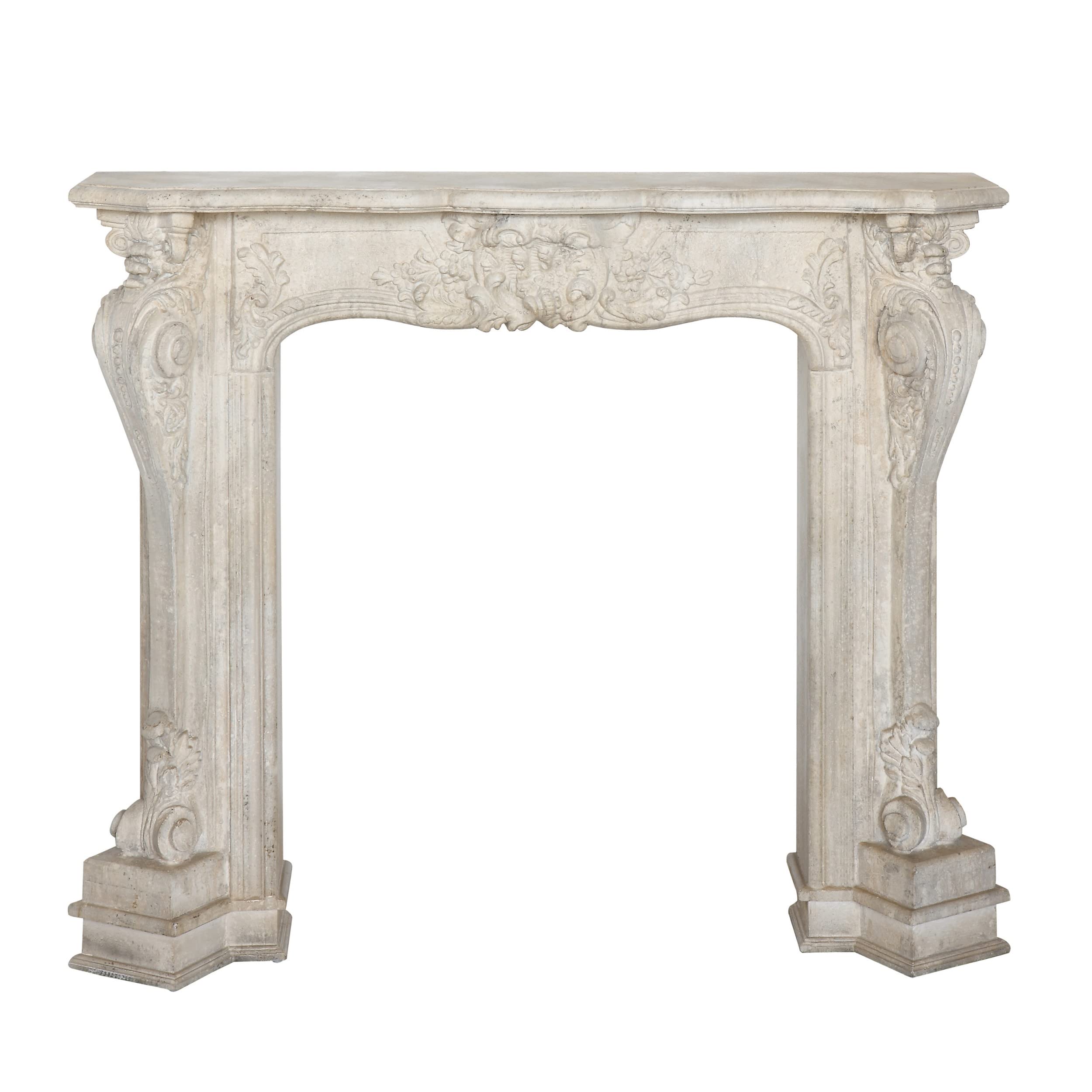 Buy Creative Co-Op Decorative Wood Fireplace Mantel With Distressed Finish,  White Online at desertcartNorway