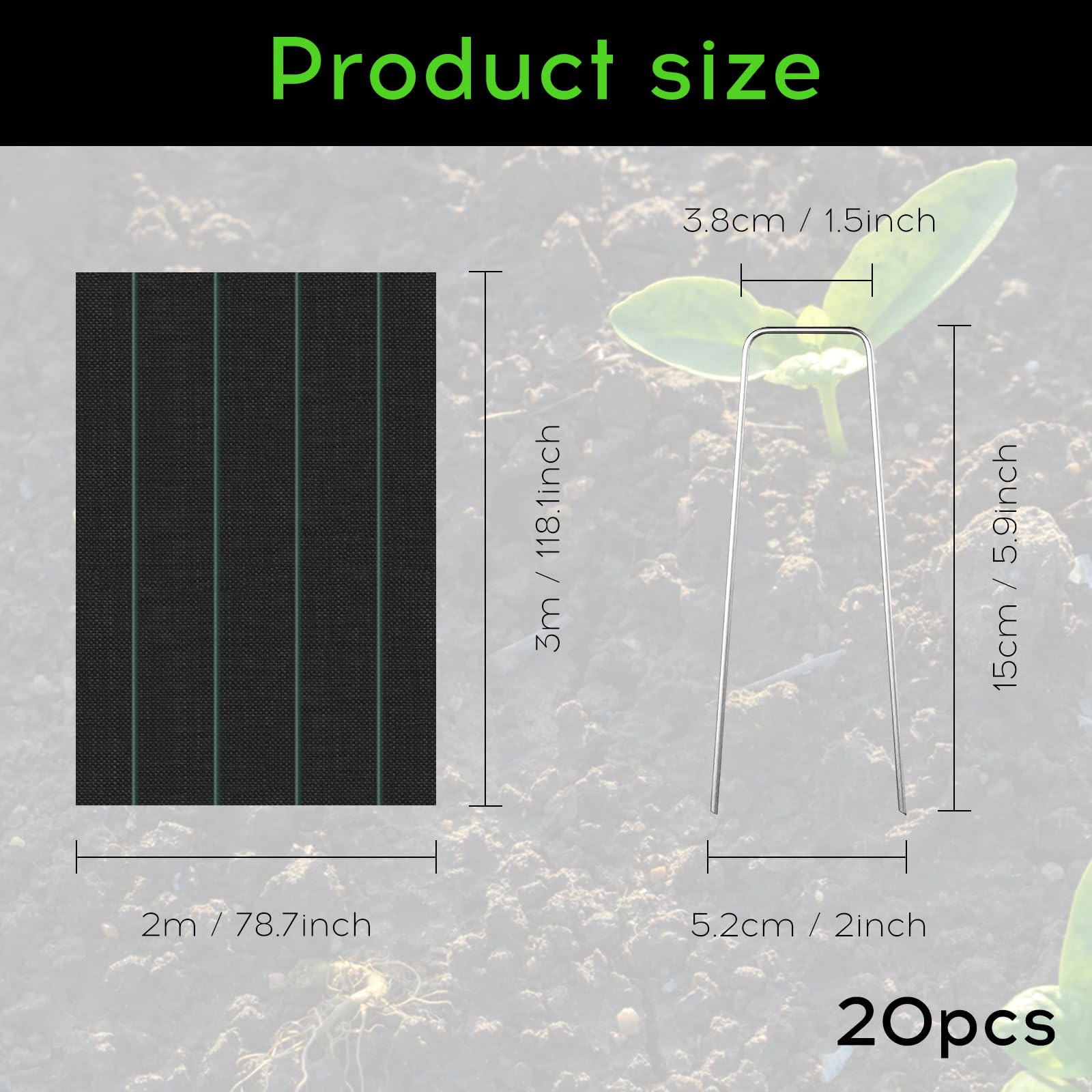 HaGa Unkrautvlies HaGa® Gartenvlies (Meterware) Unkrautvlies Für Gemüsebeet 50g/m² In, Wasserdurchlässiges Pflanzenvlies - Unkrautschutz Im Garten - Foto 10