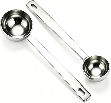 Coffee Scoop Set - 1 Tbsp & 2 Tbsp Long Handle Measuring Scoops