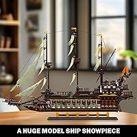 Vista 5 de JMBricklayer Pirate Ship Building Sets for Adults 40101 - Large MOC Ship Set Ideal Gifts for Teens Age 14+ Adults who Like Challenging Blocks