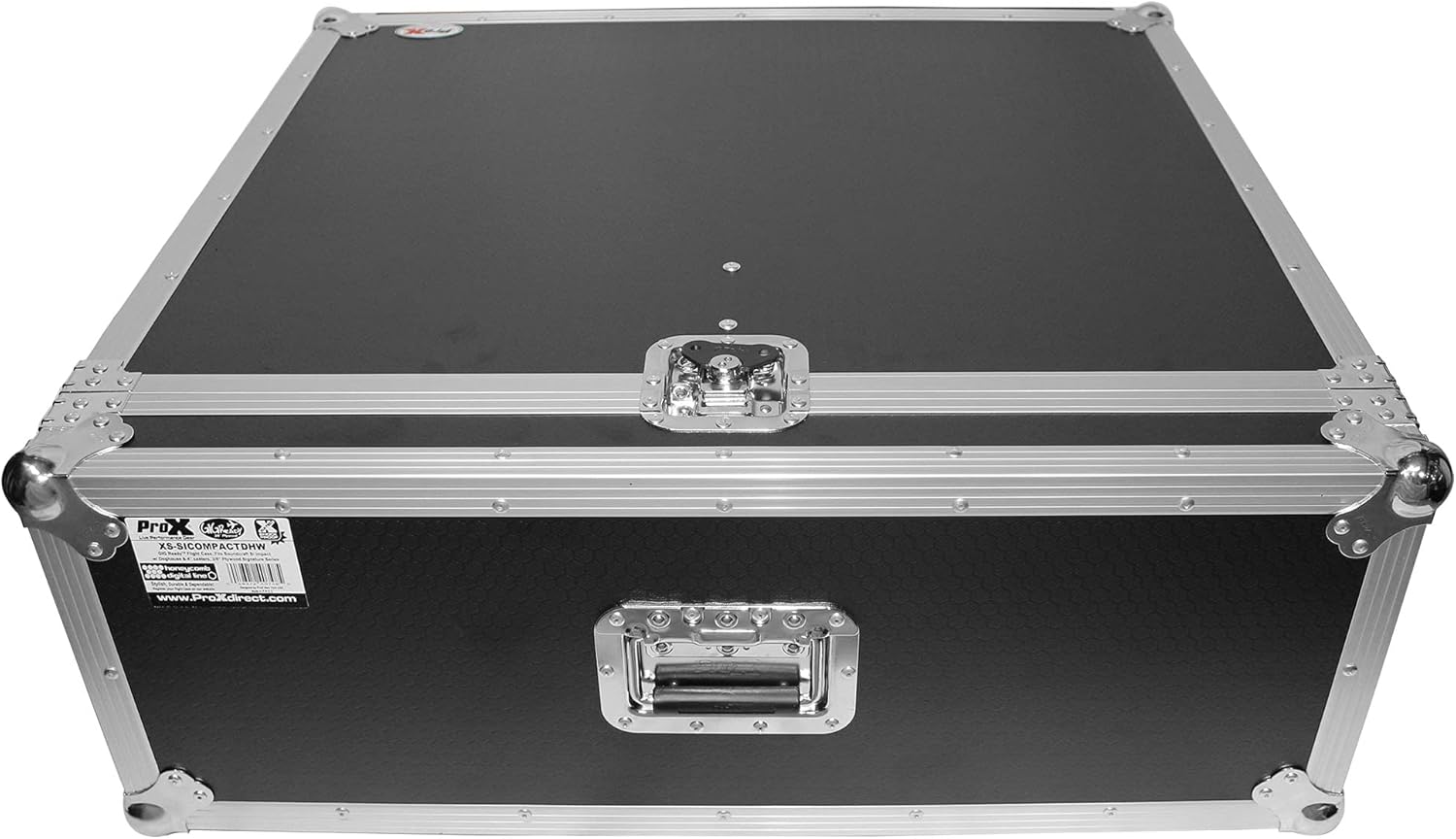 ProX XS-SIIMPACTDHW ATA Digital Audio Mixer Flight Case for SI Impact Console with Doghouse compartment and Caster wheels