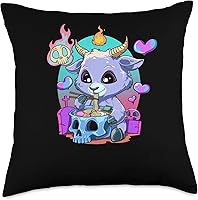 Vista 5 de Ramen Baby Baphomet - Pastel Goth T-Shirts Gifts Baby Pastel Goth Baphomet-Otaku - Almohada de ramen, 16 x 16 pulgadas, multicolor