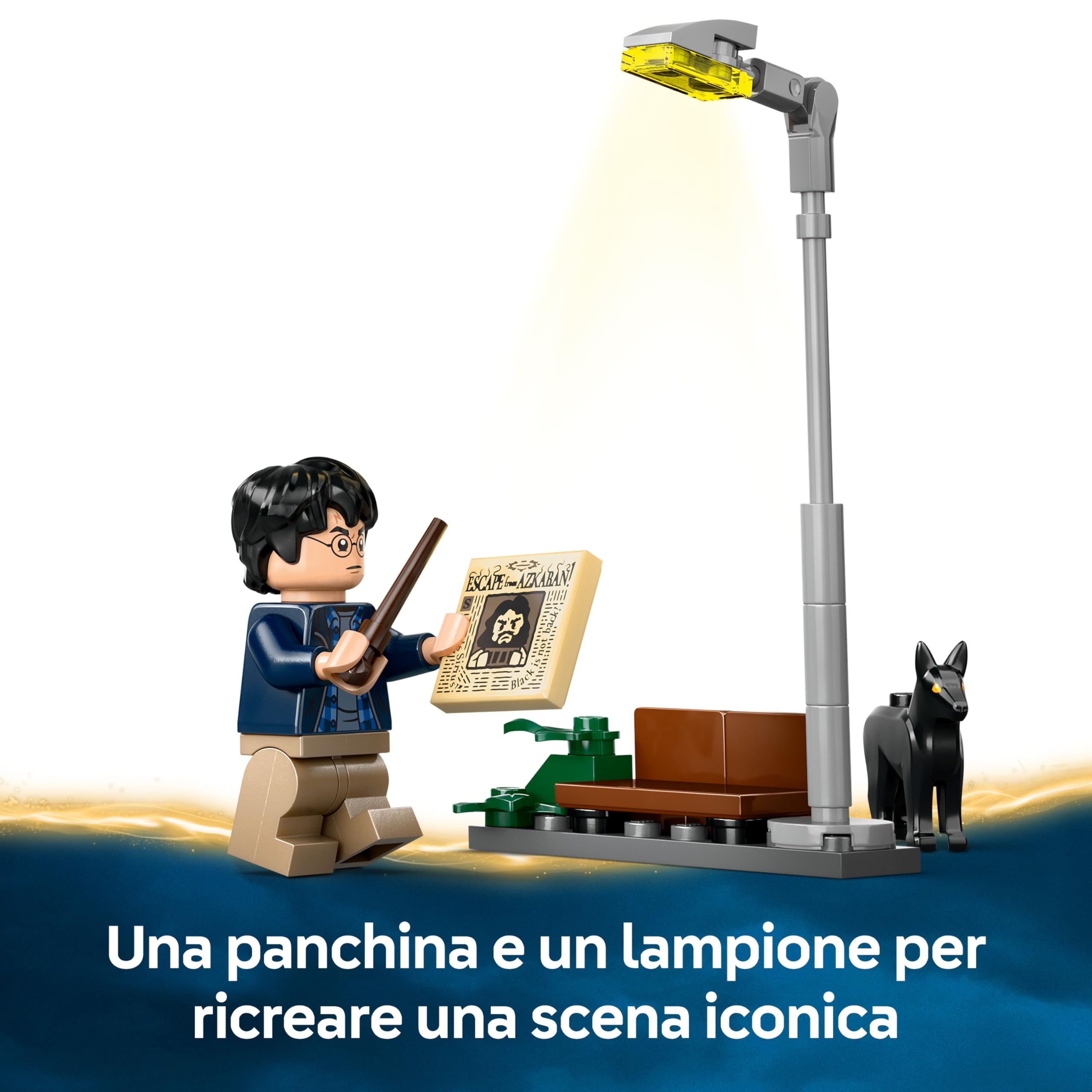 LEGO Harry Potter Avventura su Nottetempo - Autobus Giocattolo del Mondo Magico con 5 Minifigure da Collezione e Accessori come Bacchette Magiche - Regalo per Bambine e Bambini da 8 Anni - 76446
