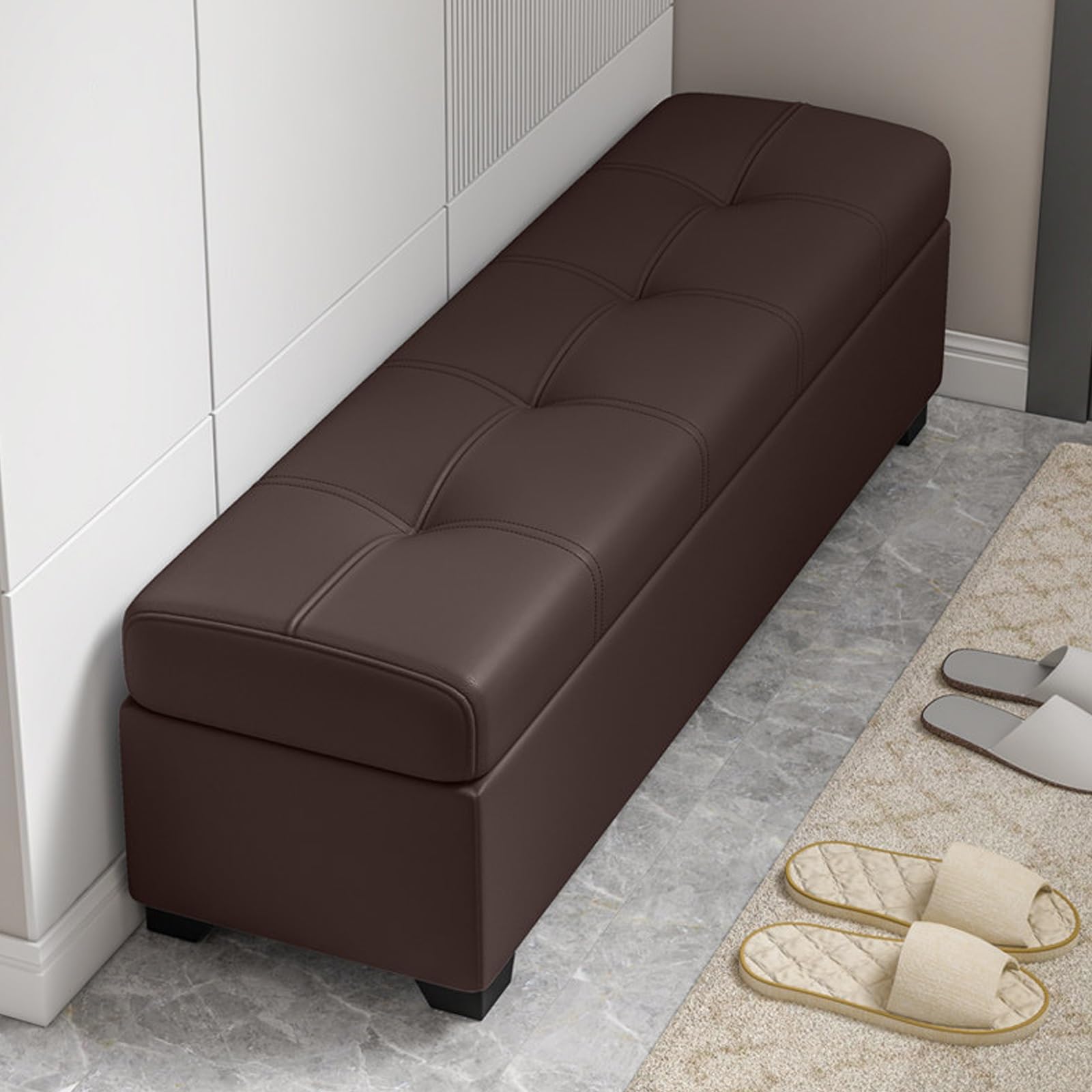 Tabouret changeur de chaussures pour entrée de maison et chambre