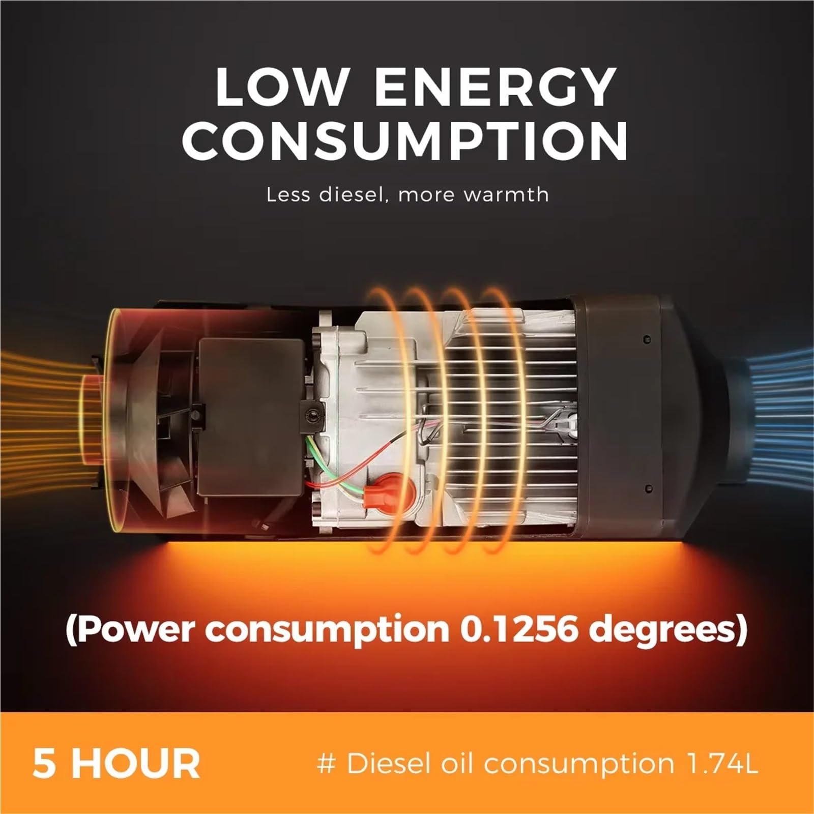 Riscaldatore per Auto 8KW 12V Riscaldatore per Auto Riscaldatore ad Aria Diesel Interruttore LCD per Auto Rimorchio Camion Riscaldatore di parcheggio Diesel