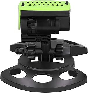 Sistema de irrigação de aspersão oscilante, irrigador de irrigação aplicações ajustáveis irrigador oscilante para gramado para jardim para faz-tudo