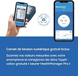 Beurer BM 25 misuratore di pressione da braccio, funzionamento semplice con un pulsante, misurazione precisa, rilevamento aritmie, porta USB-C, polsino 22-42 cm, trasferimento dati a Apple Health - 5