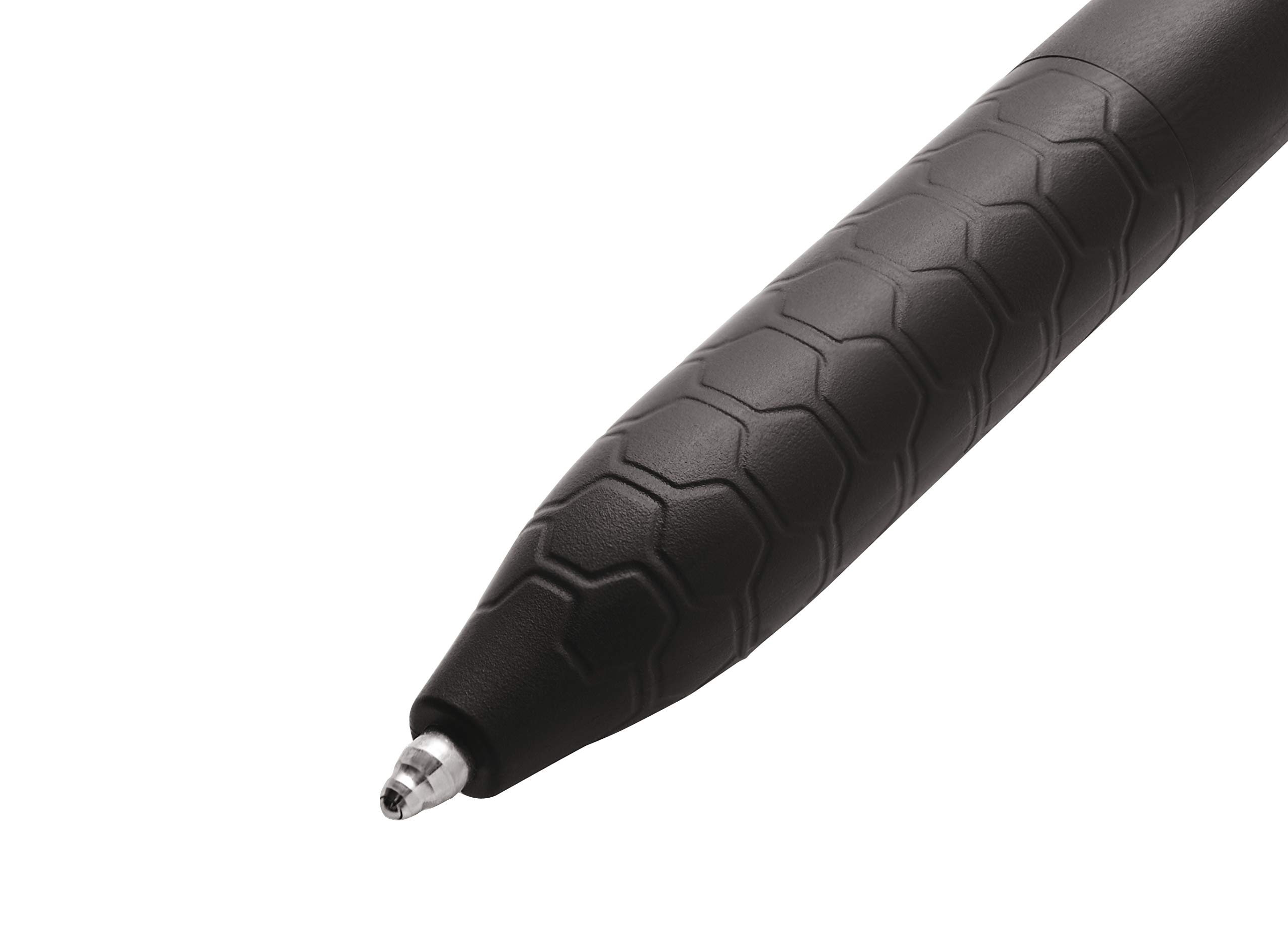 Pentel iZee BX470 Długopis chowany z tuszem o niskiej lepkości, szeroka końcówka 1 mm, opakowanie 10 długopisów czarny x 4, czerwony x 1, niebieski x 4, zielony x1