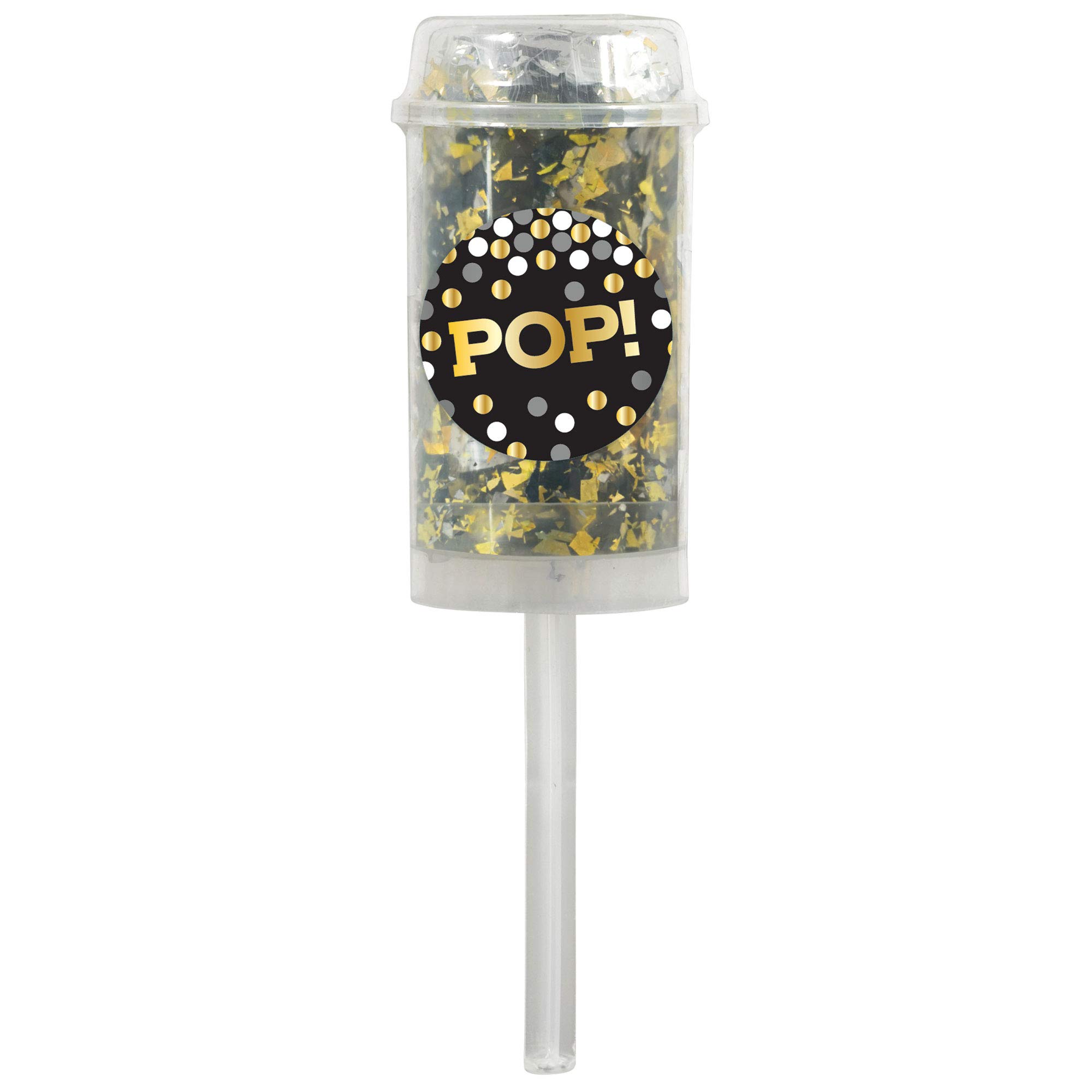 Amscan 3900717 Pop Push Up Konfetti Popper-2 Stück