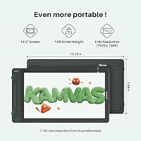 HUION Kamvas 13 Gen 3 SE grafikus tábla 13,3" kijelzővel, rajztábla PC Mac Android 6