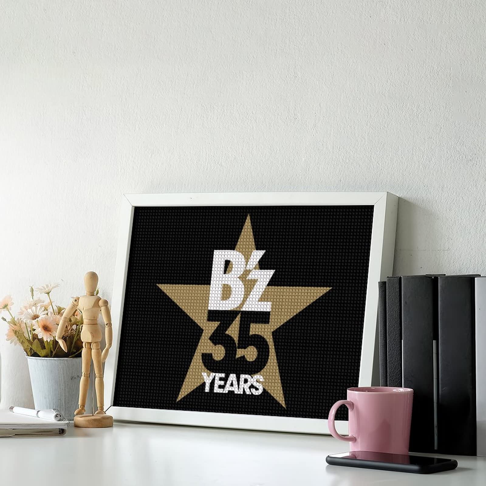 Amazon.co.jp: ダイヤモンドアート B'Z ロゴ ダイアモンドビーズ 絵画