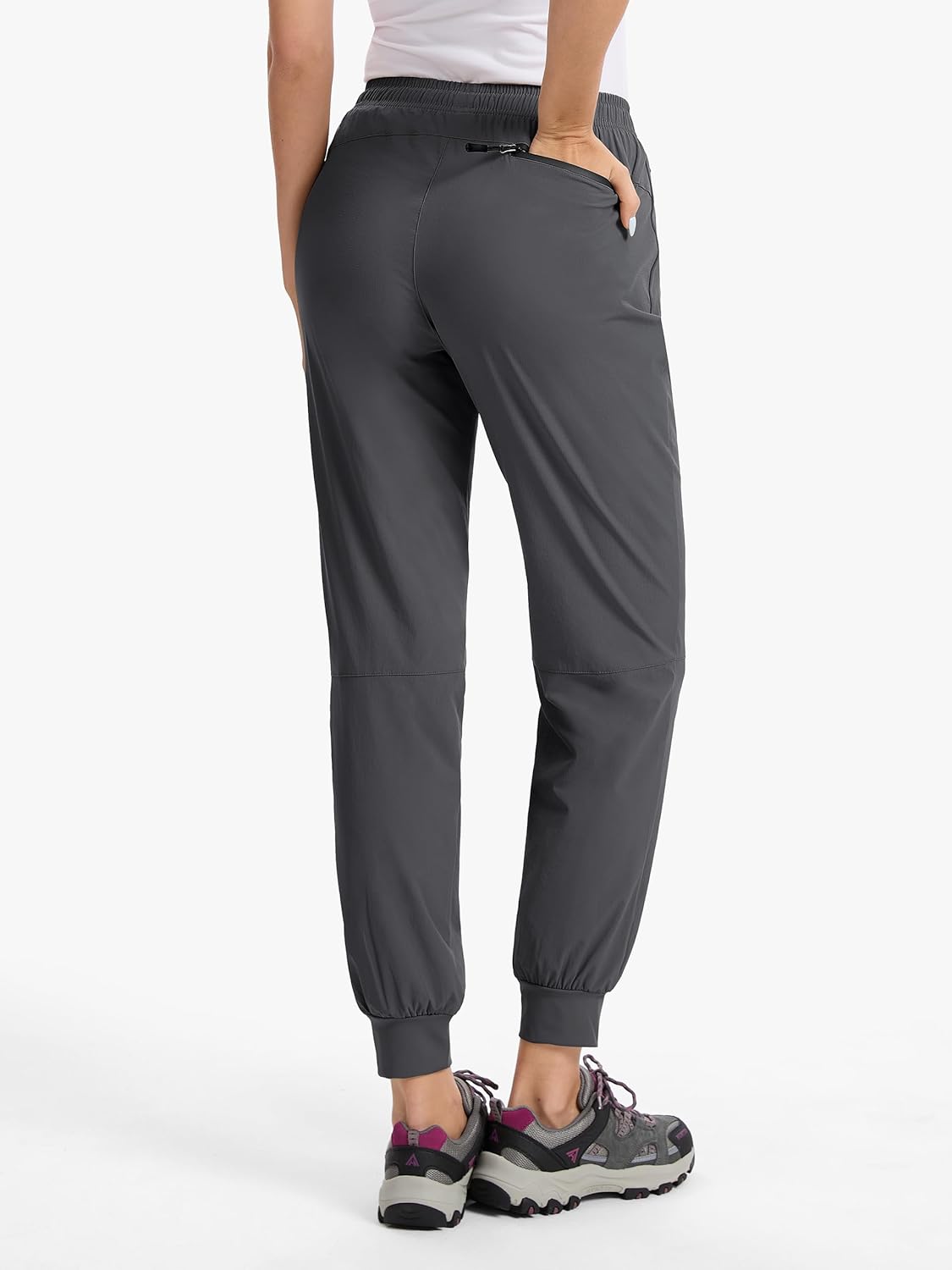 Womens Tall Hiking Pants 30/32/34 Inseam Lightweight Joggers Quick Dry 4 Pockets Travel Athletic Cargo UPF50+