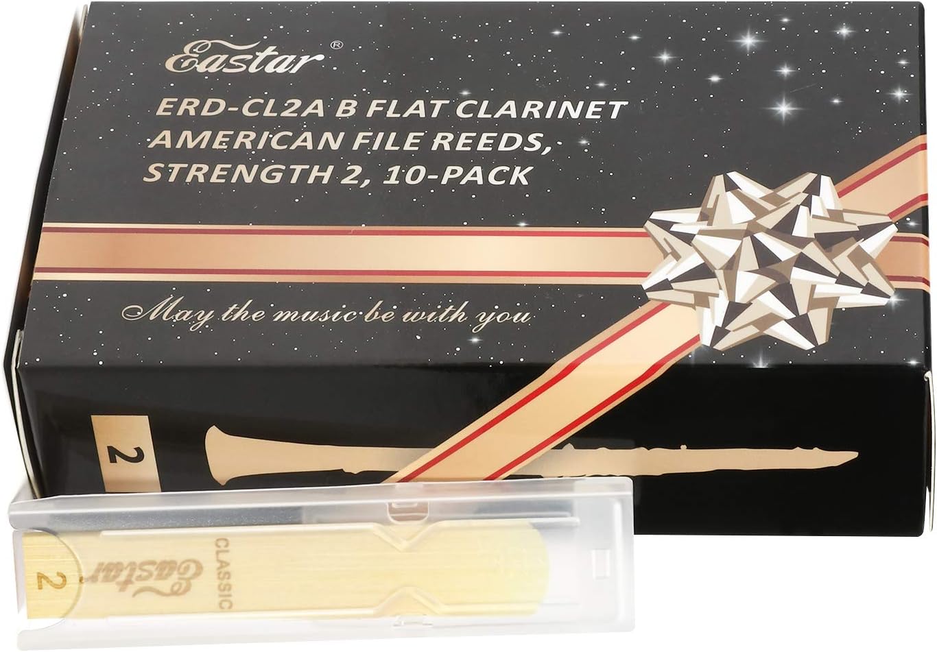 Eastar 10 Pack Bb Clarinet Reeds 2 ERD-CL2A