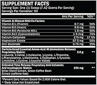Vista 2 de Humapro Matriz de aminoácidos y proteínas para seres humanos 99% de utilización para músculo magro Vegano, sin gluten 334g / 45 porciones