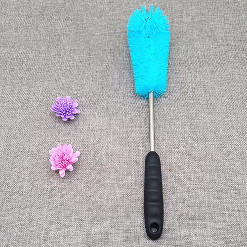 Miniatura 6 de Cepillo de limpieza con mango largo, cepillo limpiador de botellas de agua para biberones, botellas deportivas, cristalería, tazas de café