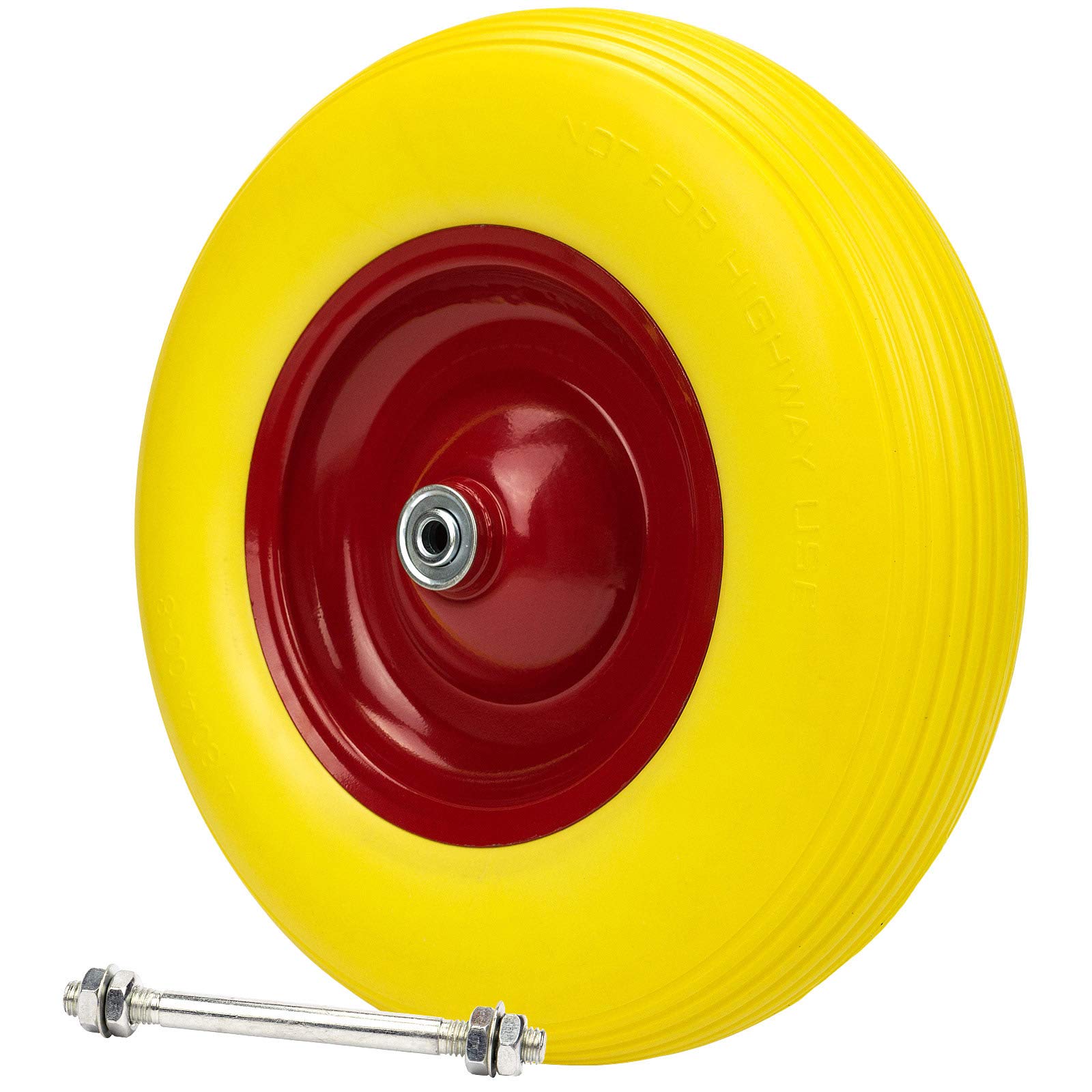 Rubber wheel, 400 wheelbarrow, solid rubber 4.80, 4.00-8 TK02