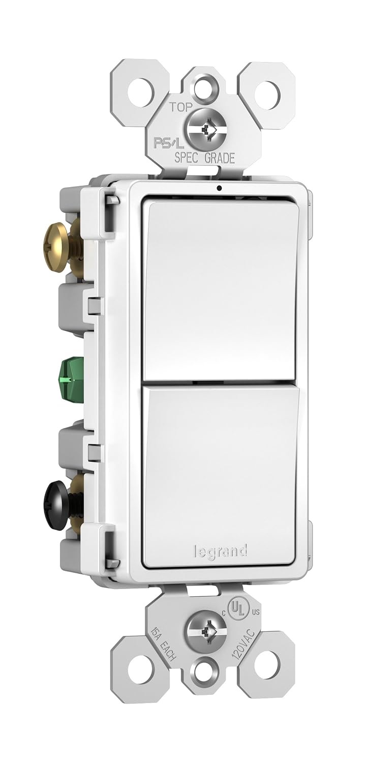 Buy Legrand radiant 15 Amp Combination Switches, Rocker Wall Light ...