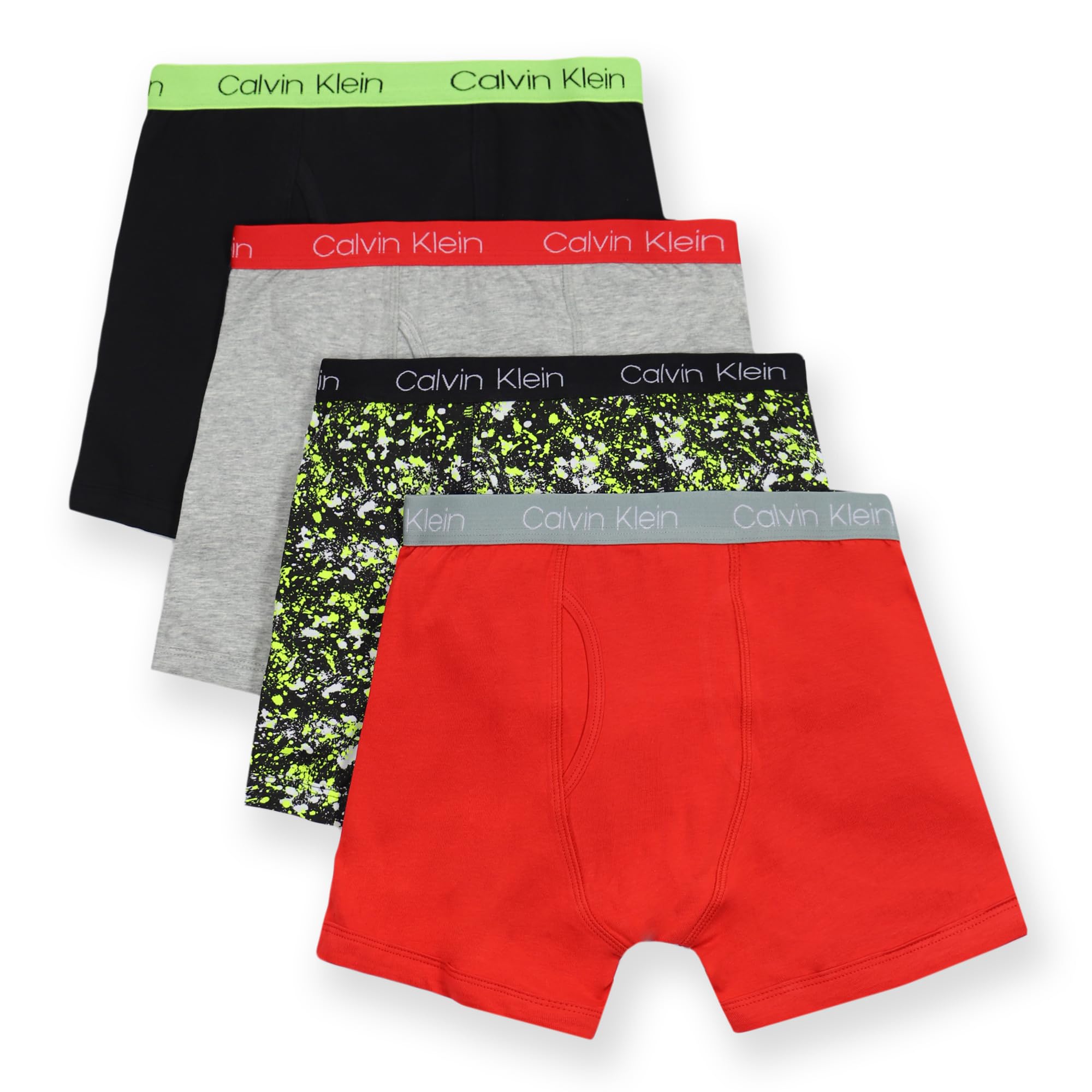 Calvin Klein Boys' Underwear Four Pack Boxer Brief Value Pack