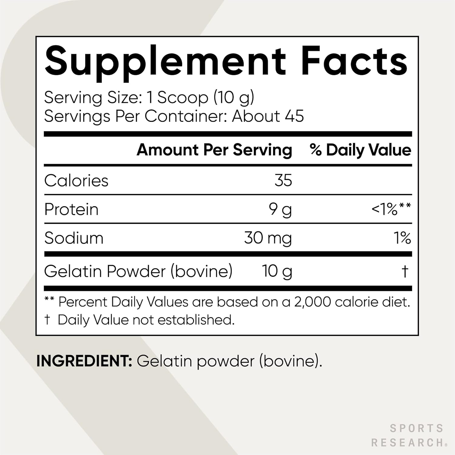 Sports Research Gelatin Collagen Cooking Powder - Sourced from Pasture Raised Cows | Great for Cooking and Baking - Certified Keto Friendly and Non-GMO - Image 3