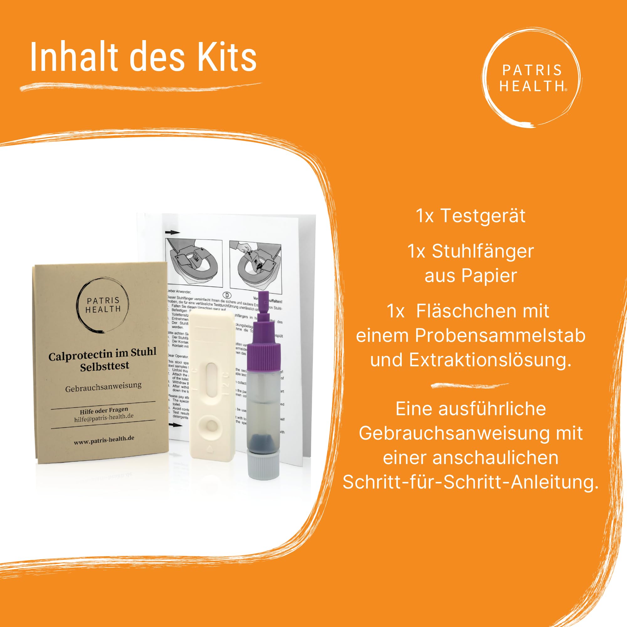 Calprotectin im Stuhl Selbsttest, Darmentzündung, Darmerkrankungen, Morbus Crohn, Colitis ulcerosa, zertifizierter schnelltest