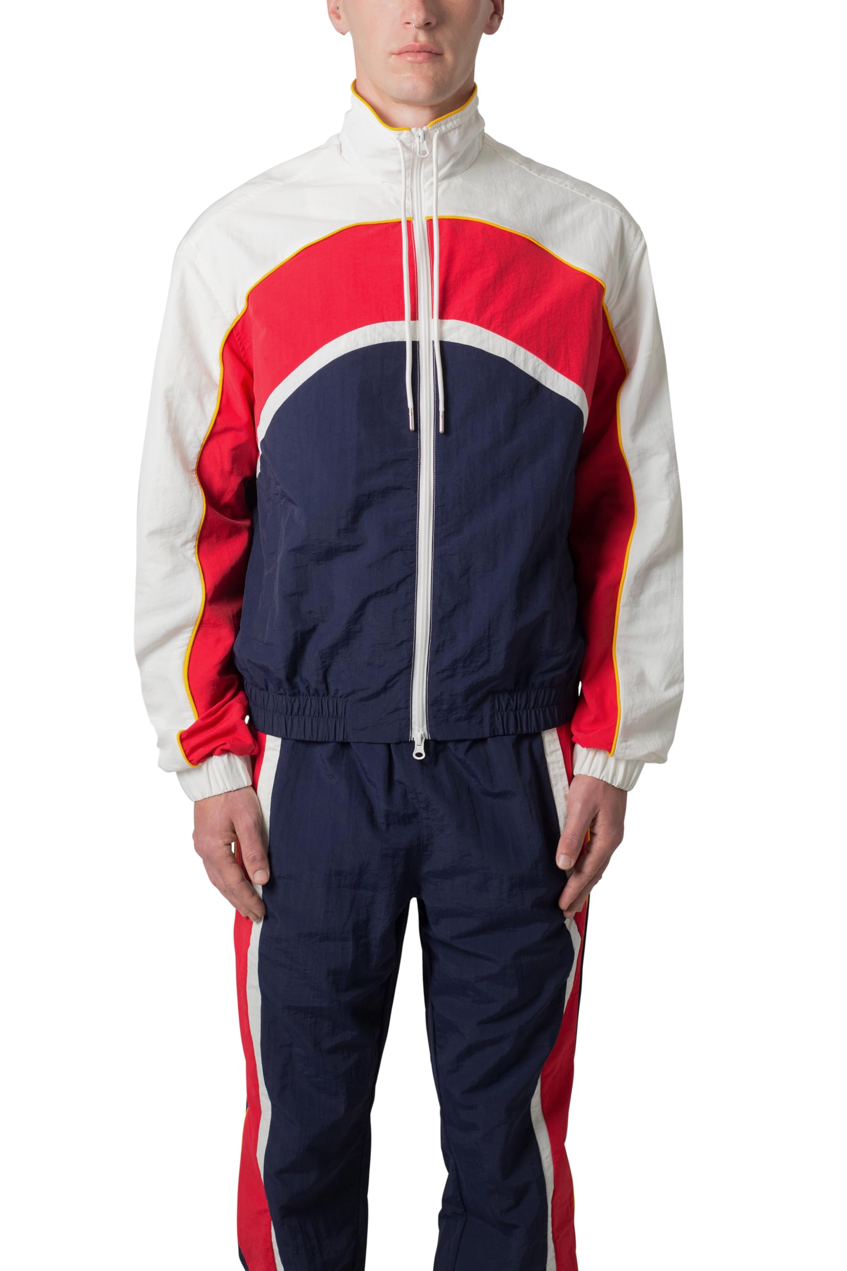 mnml Men's Nylon Collared Track Jacket