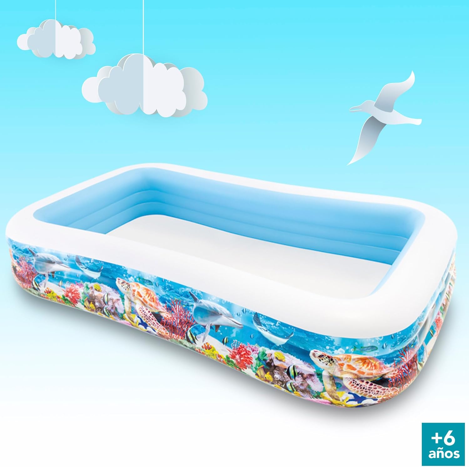Intex 312 gallon inflatable pool price